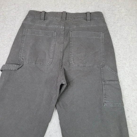 Abercrombie & Fitch Pants Mens Size 28x28 Moss Baggy Double Knee Canvas Workwear - Picture 8 of 13